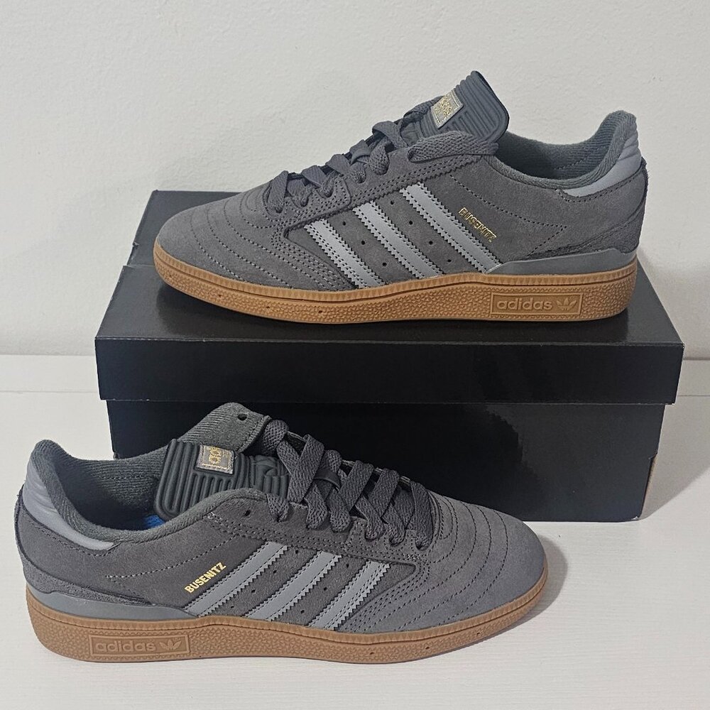 Adidas Busenitz Pro Shoes  Grey Five/Grey Three/Gold Metallic  Size 6.5 - IF4616